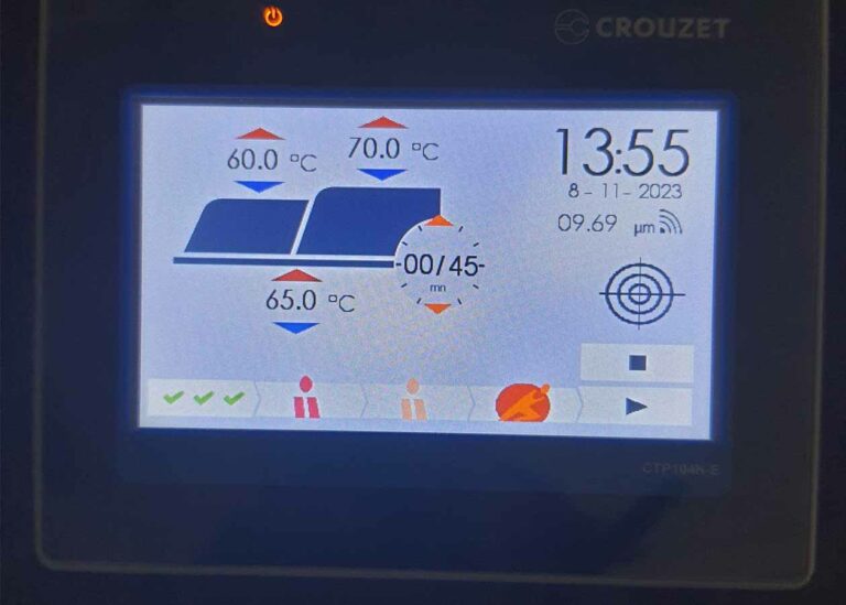 Tableau de commande sauna japonais